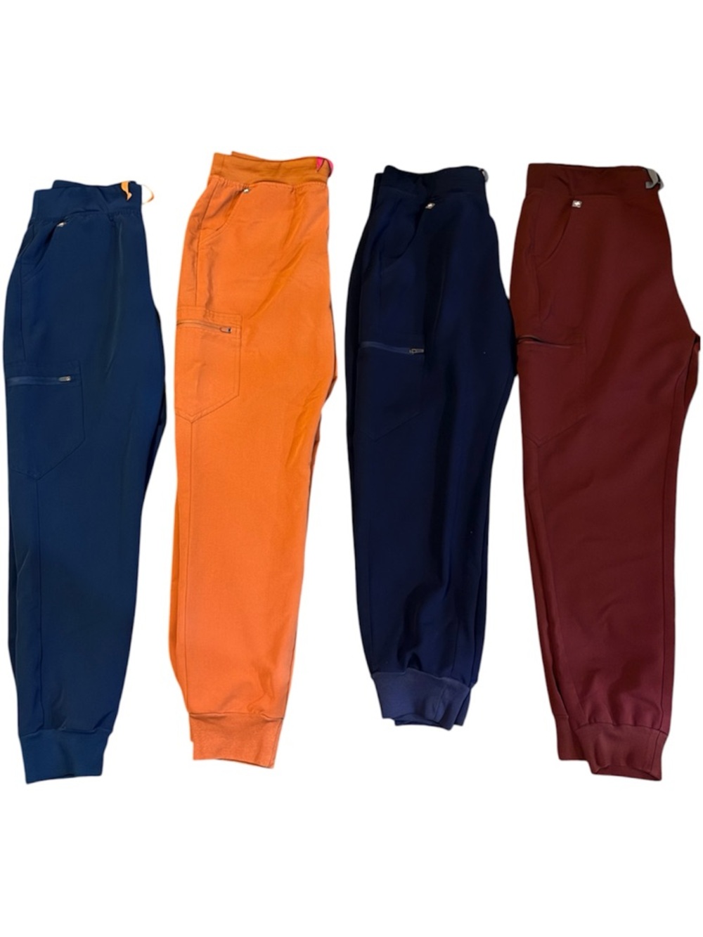 Figs Women's Jogger Pants - Navy, Orange, Burgundy, Dark Blue - Picture 4 of 8